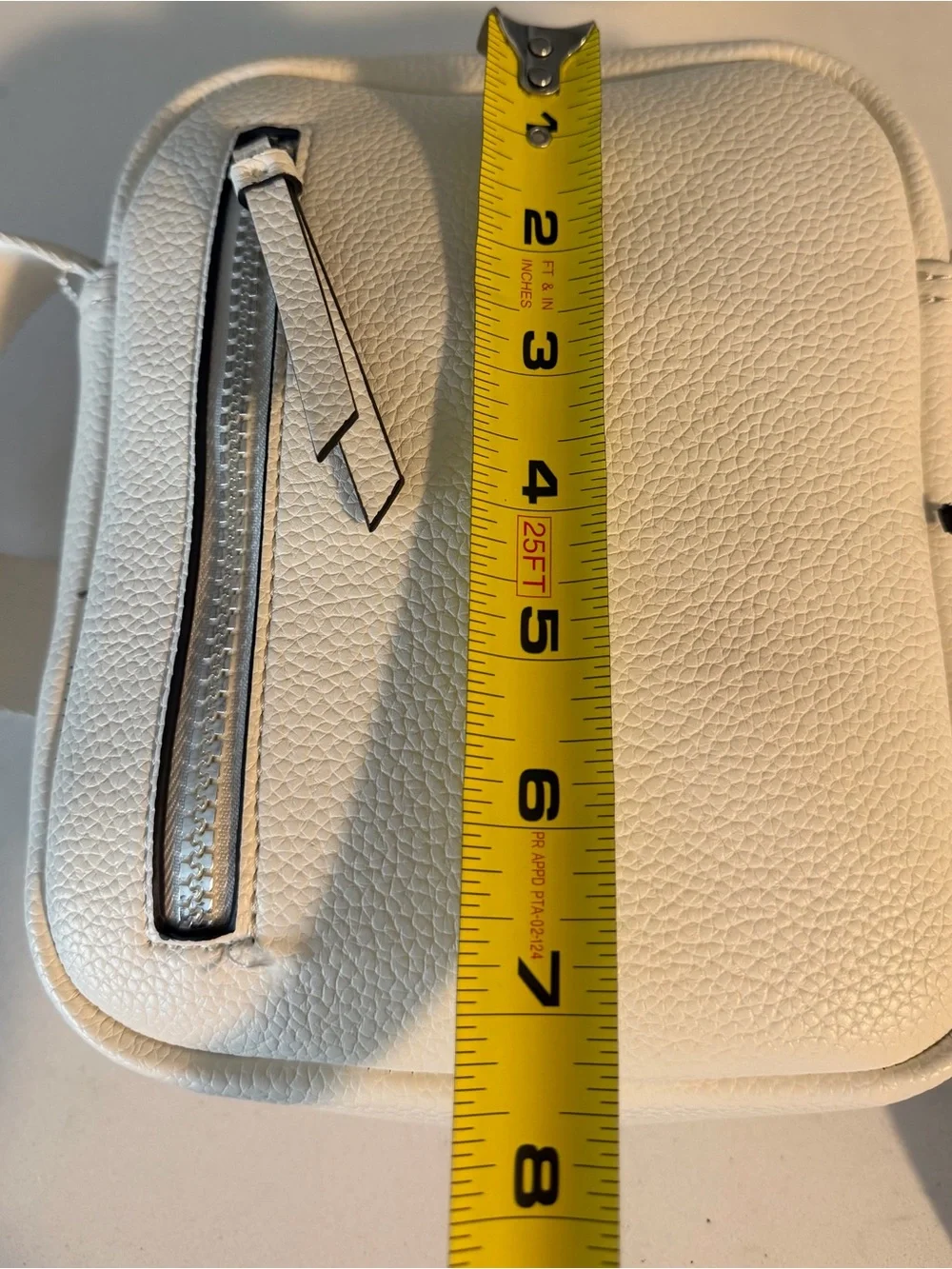 Calvin Klein Faux Leather Mini Crossbody Bag – Off-White / Cream NWT